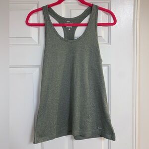 Nike light grey racerback Tank Top with Scoop Neckline